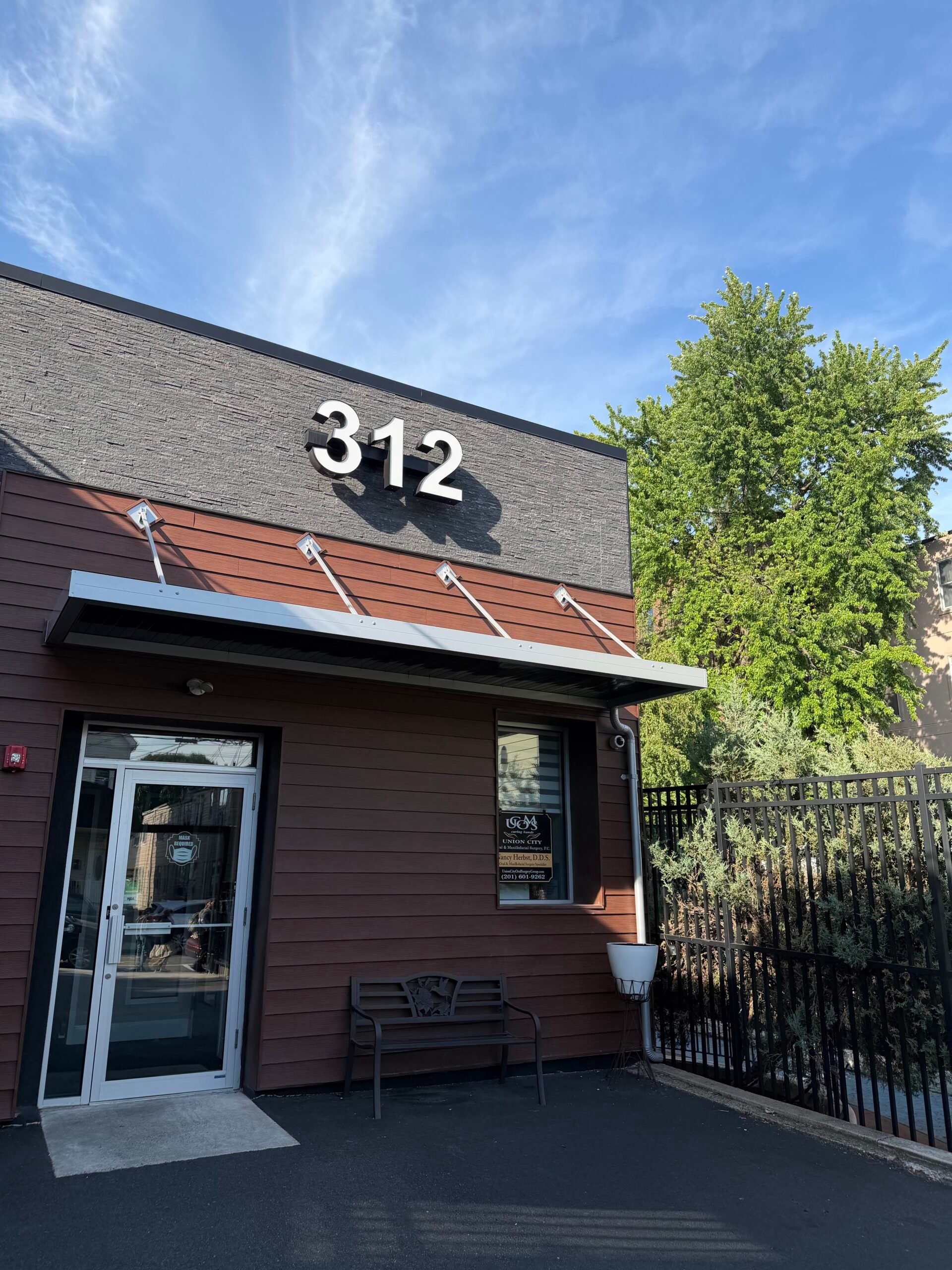 Legacy Oral Surgery Union City exterior entrance at 312 44th Street Union City NJ